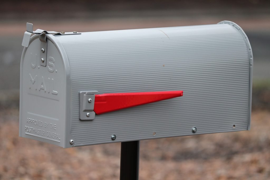 postbox, mailbox, metal